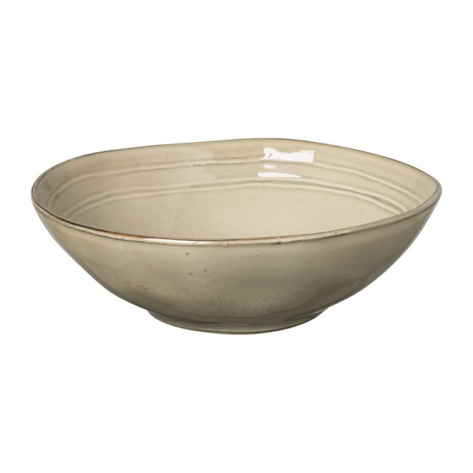 Diep bord Toscane - beige - ø19 cm afbeelding 