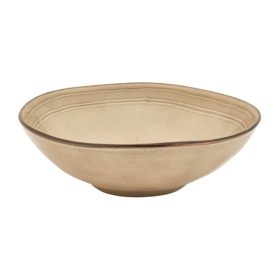 Schaal Toscane - beige - ø24 cm afbeelding 