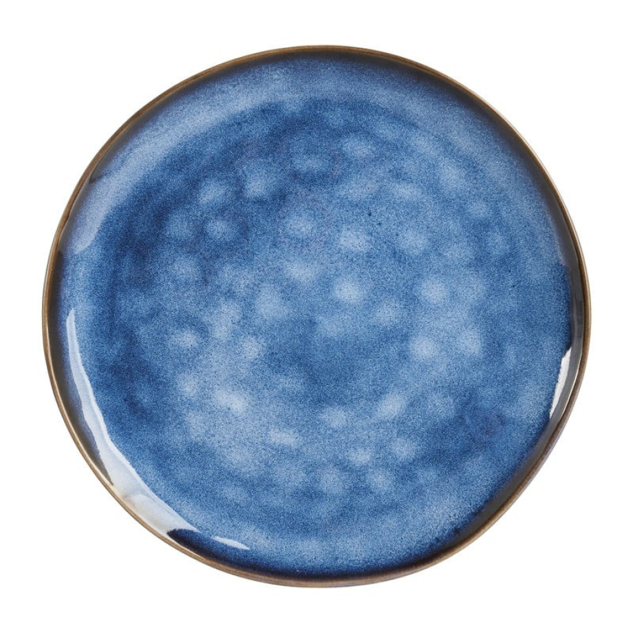 Dinerbord Toscane - donkerblauw - ø28 cm afbeelding 