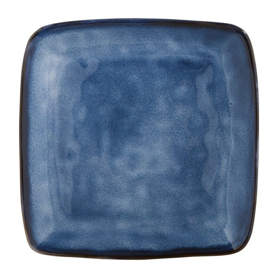 Vierkant bord Toscane - donkerblauw - 25x25 cm Vierkant bord Toscane - donkerblauw - 25x25 cm afbeelding