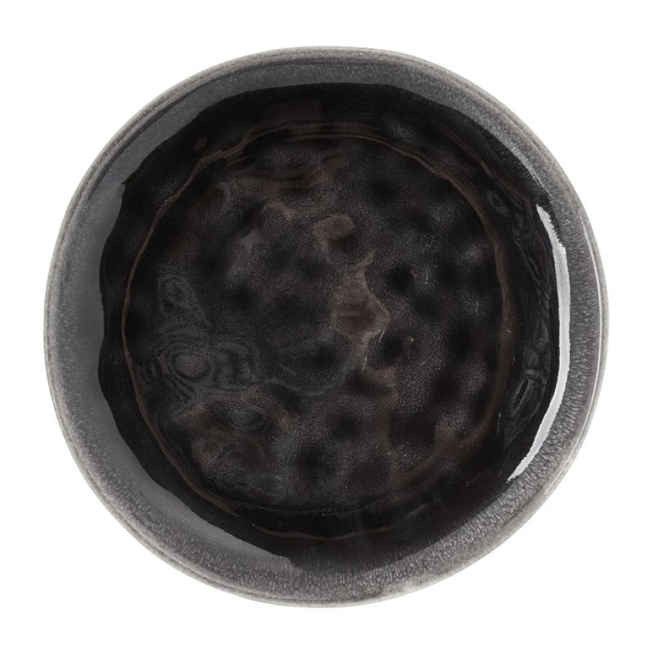 Ontbijtbord Toscane - zwart - ø20.5 cm afbeelding 