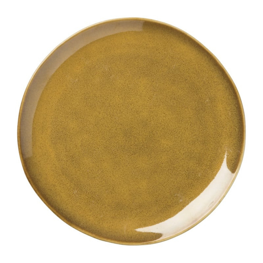 Ontbijtbord Toscane - geel - ø20.5 cm afbeelding 