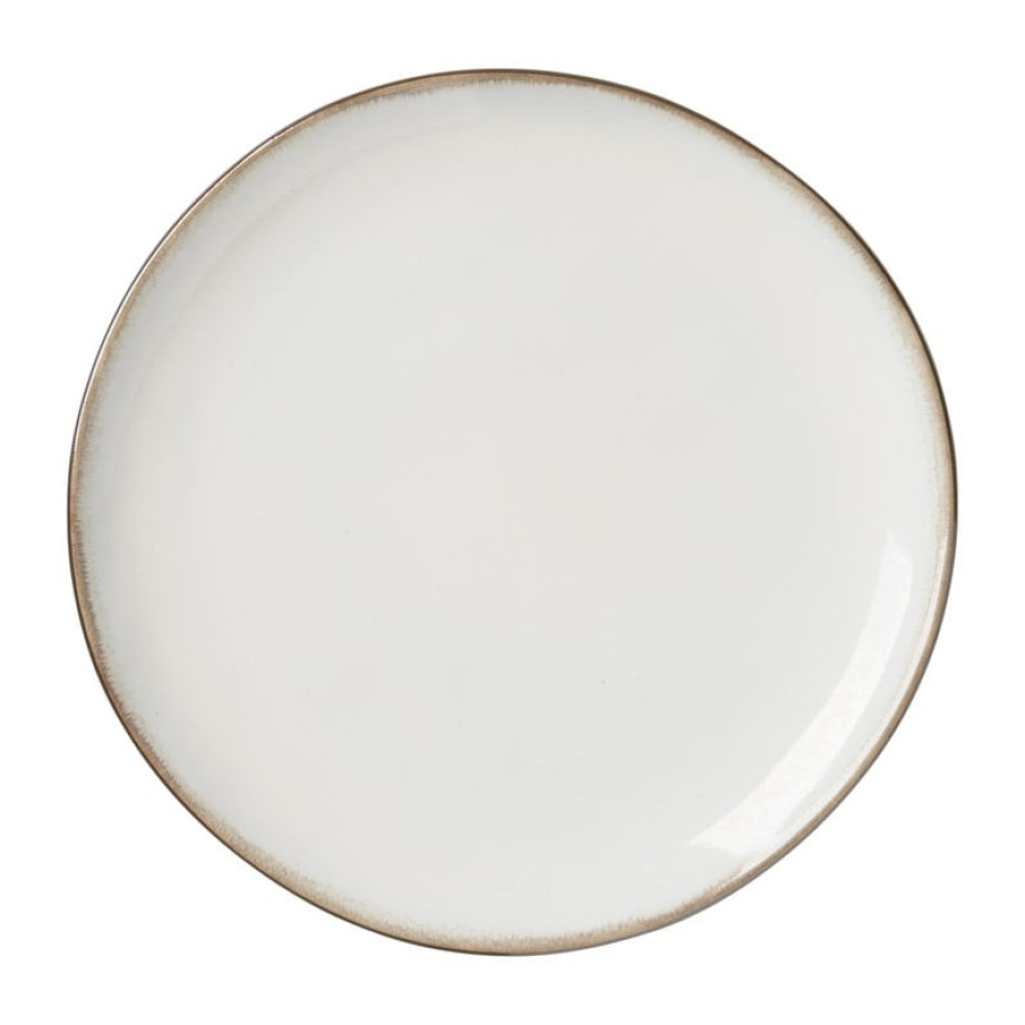 Ontbijtbord Toscane - wit - ø20.5 cm afbeelding 