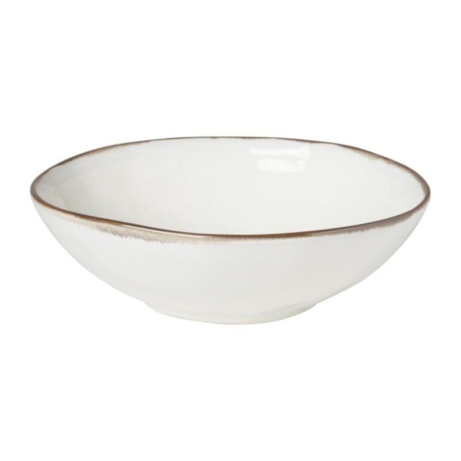 Diep bord Toscane - wit - ø19 cm afbeelding 