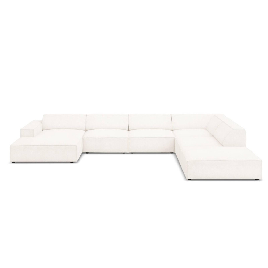 U-bank Jodie bouclé rechts | Micadoni U-bank Jodie bouclé rechts | Micadoni afbeelding 1