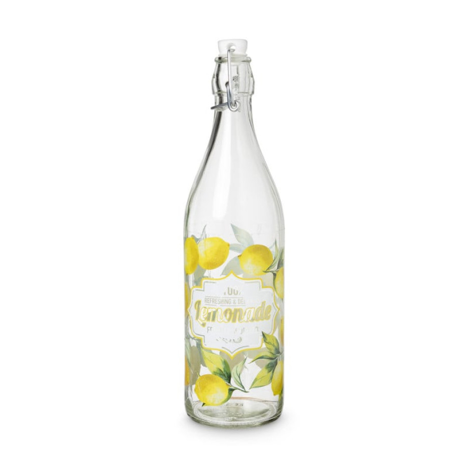 Waterfles lemons - 1 liter afbeelding 1