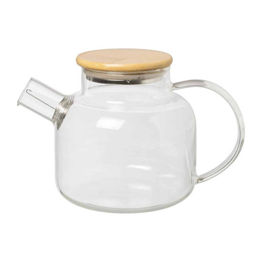 Theepot bamboe deksel - 1.8 liter afbeelding 1