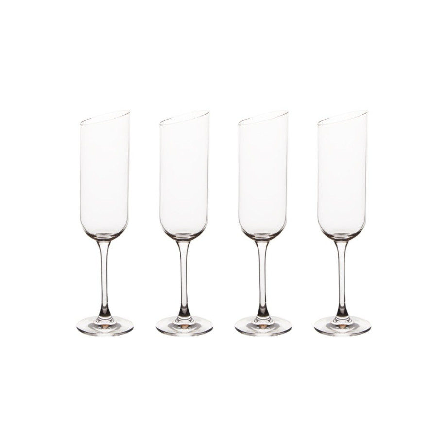 Villeroy & Boch NewMoon champagneglas 17 cl set van 4 afbeelding 1