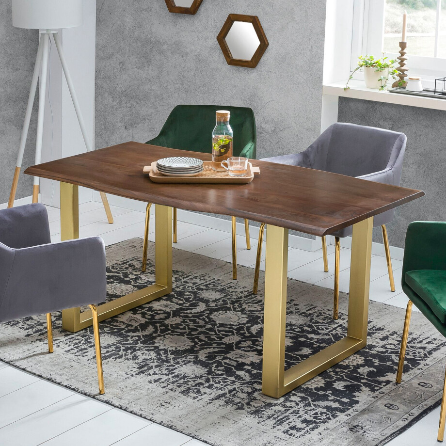 Artistiq Eettafel 'Tahisha' Acaciahout, 160 x 85cm Artistiq Eettafel 'Tahisha' Acaciahout, 160 x 85cm afbeelding