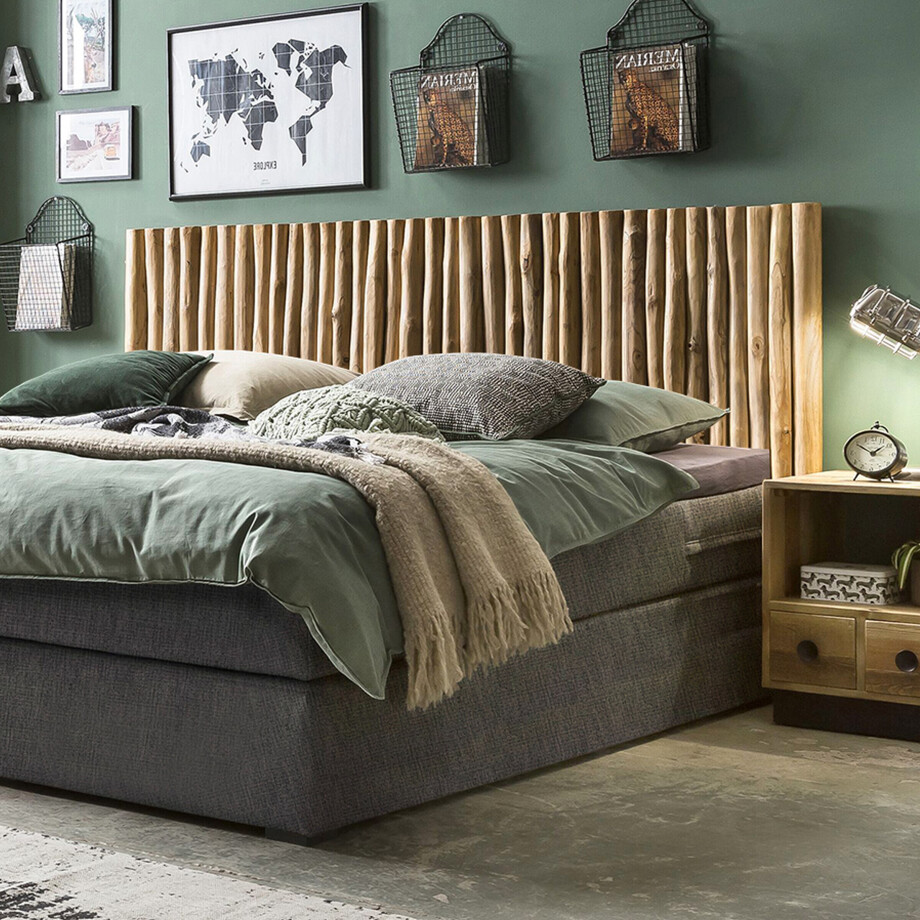 Artistiq Hoofdbord 'Celenia' Teakhout, 220 x 120cm Artistiq Hoofdbord 'Celenia' Teakhout, 220 x 120cm afbeelding