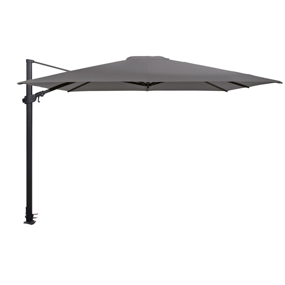 Zweefparasol Siesta premium 4 Seasons 300x300cm   (charcoal) afbeelding 