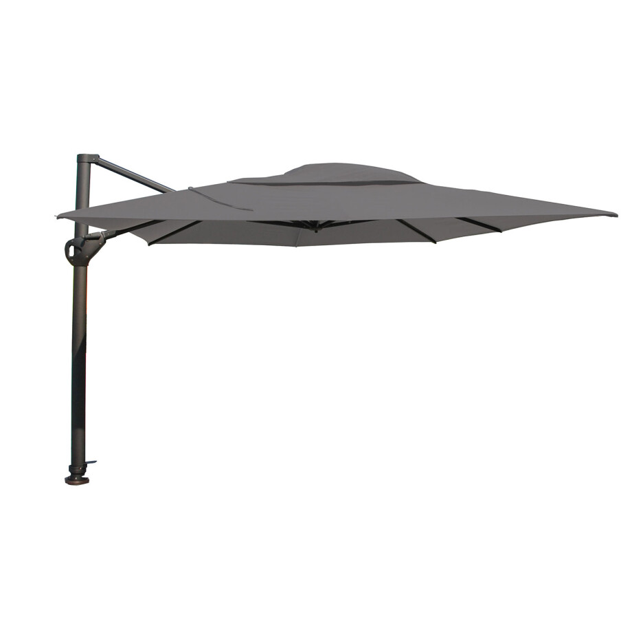 Zweefparasol Hacienda 4 Seasons 300x400cm   (charcoal) afbeelding 