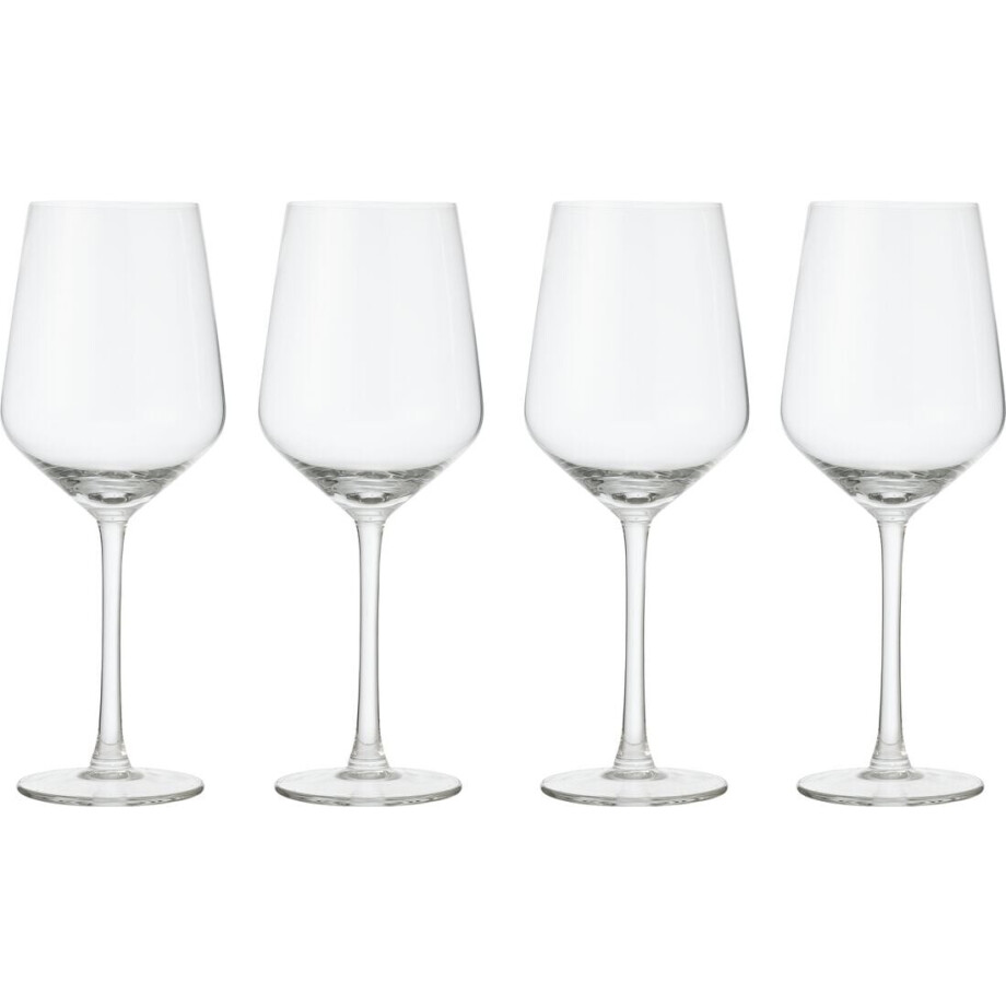 HEMA HEMA Rodewijnglazen 490ml - 4 Stuks (transparant) afbeelding 1