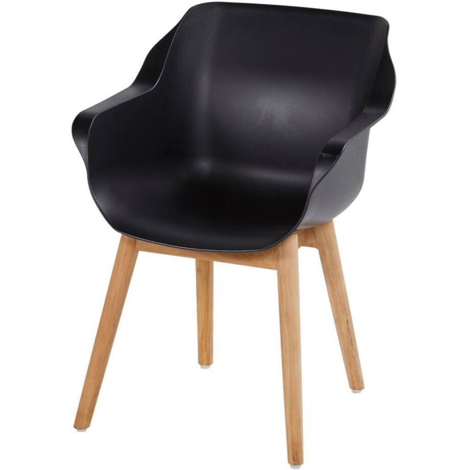 Hartman Armstoel Sophie Studio Teak Black afbeelding 1