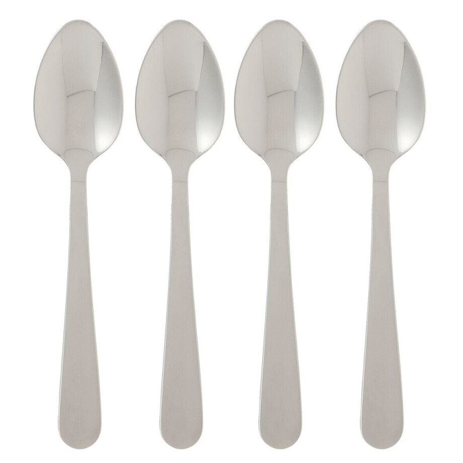 HEMA HEMA Koffielepels 12cm Sydney - 4 Stuks (zilver) afbeelding 1
