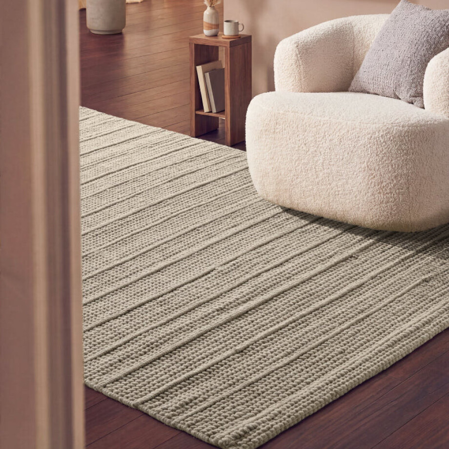 Vloerkleed Parker Rechthoekig - Natuurlijk Wit 230x160cm - Wol - Dekbed-Discounter.nl Vloerkleed Parker Rechthoekig - Natuurlijk Wit 230x160cm - Wol - Dekbed-Discounter.nl afbeelding