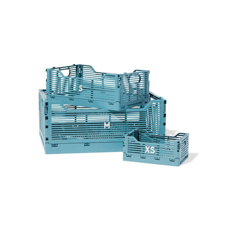 HEMA HEMA Klapkrat Letterbord Recycled Blauw (blauw) afbeelding 1