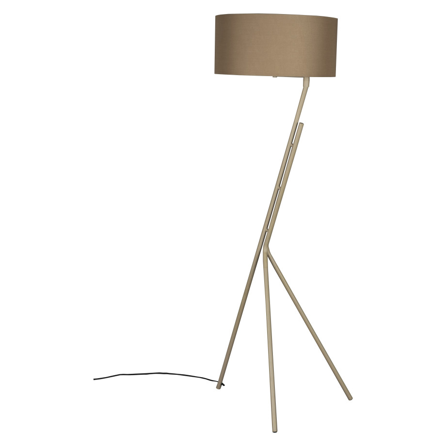 Dutchbone Vloerlamp 'Murphy' 150cm, kleur Beige afbeelding 