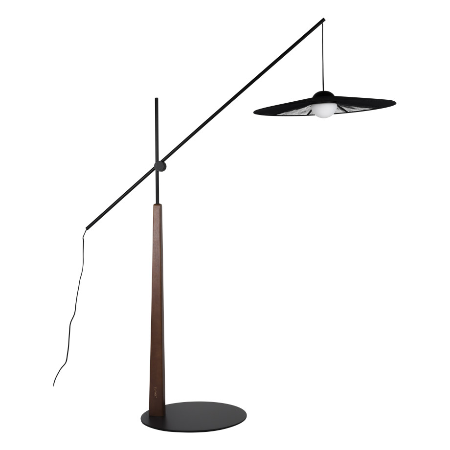 Zuiver Verstelbare Vloerlamp 'Belle' 200cm, kleur Zwart afbeelding 1