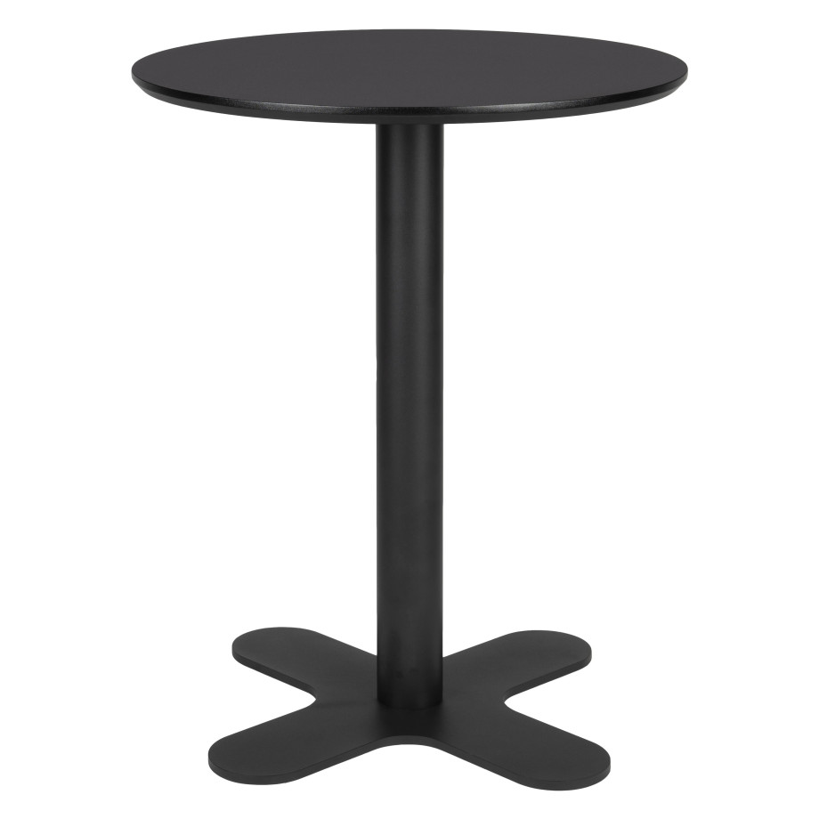 ZILT Bistrotafel 'Yusuf' 80cm, kleur Zwart afbeelding 1