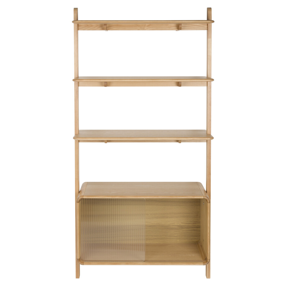 Zuiver Wandkast 'Rise' Eiken, 180 x 90cm Zuiver Wandkast 'Rise' Eiken, 180 x 90cm afbeelding 1