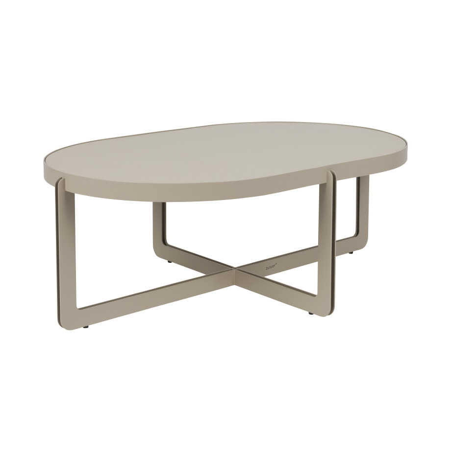 Zuiver Ovale Salontafel 'Centre' 102 x 68cm, kleur Beige afbeelding 1