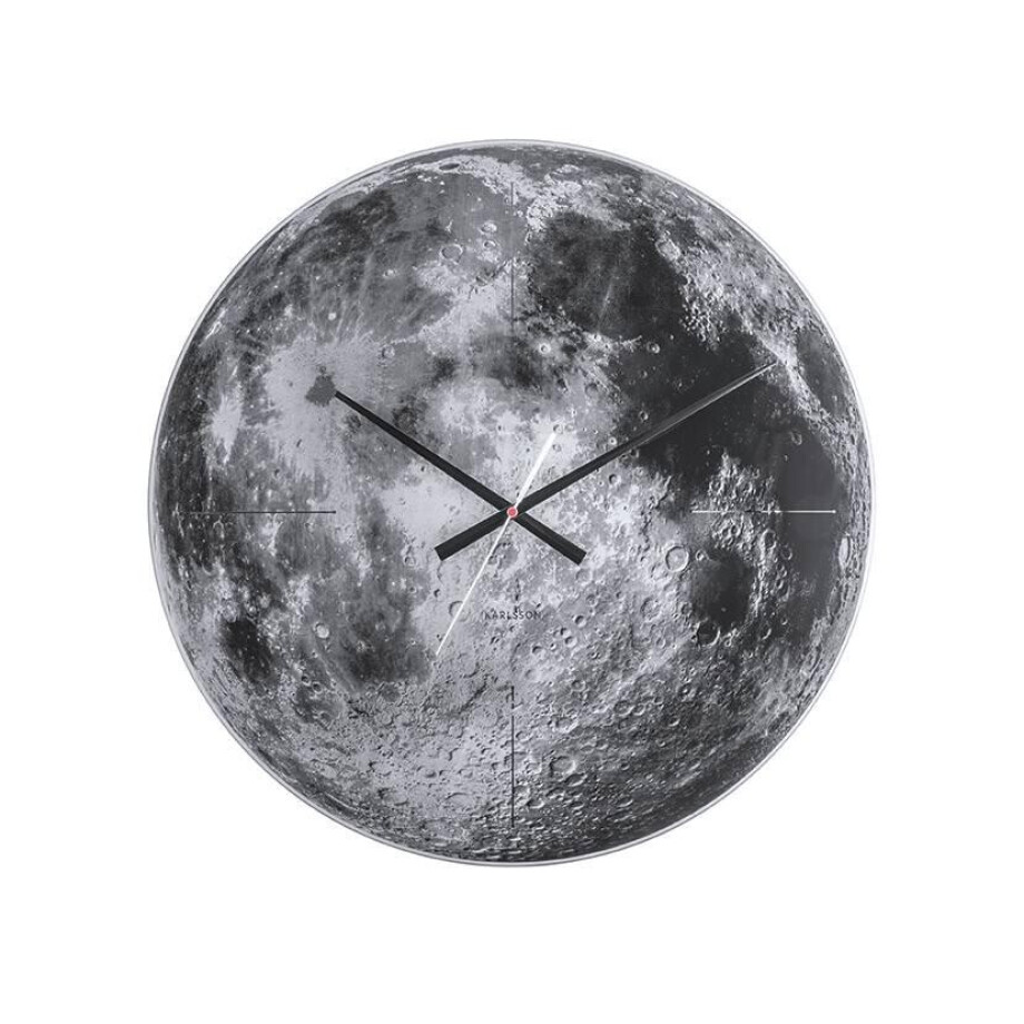 Wandklok Moon | KARLSSON afbeelding 1