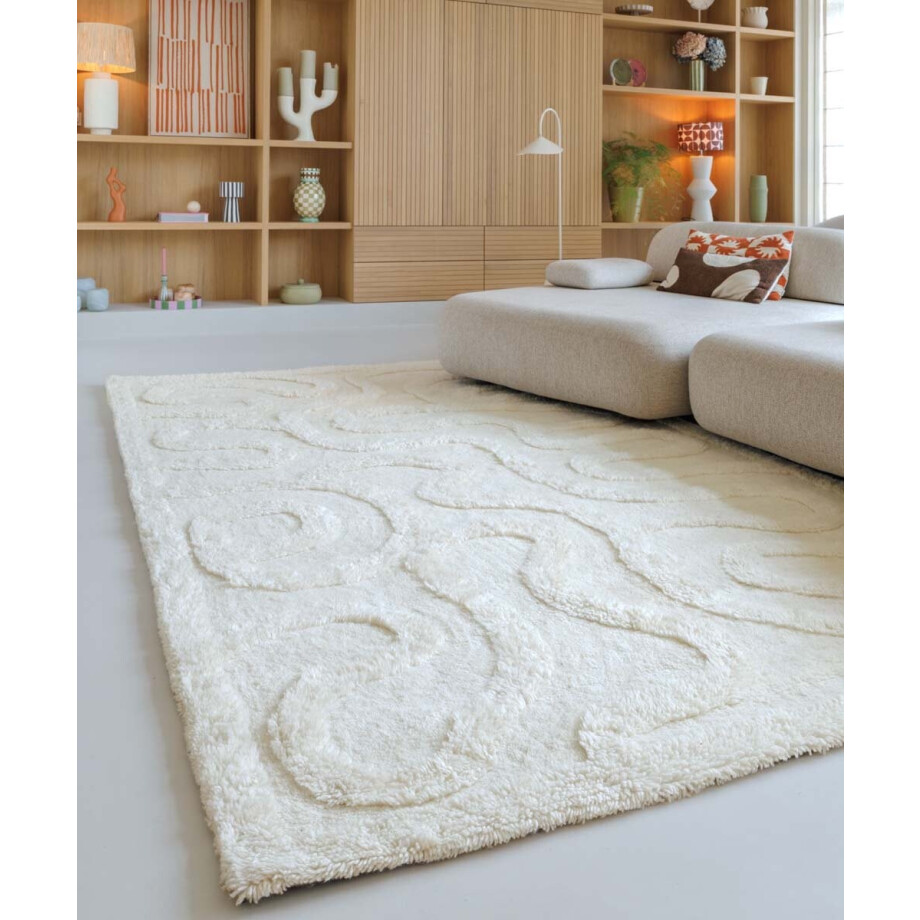Design vloerkleed - Tjørne Bris ivoor 240x340 cm Design vloerkleed - Tjørne Bris ivoor 240x340 cm afbeelding 1