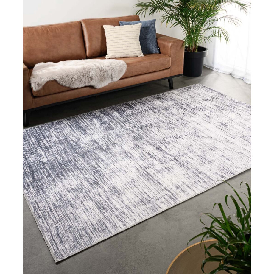Vintage vloerkleed - Fade Blend grijs 152x230 cm afbeelding 1