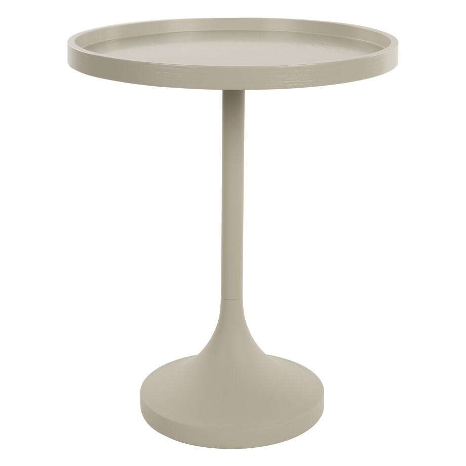 Zuiver Ronde Bijzettafel 'Jason' 46cm, kleur Beige afbeelding 1