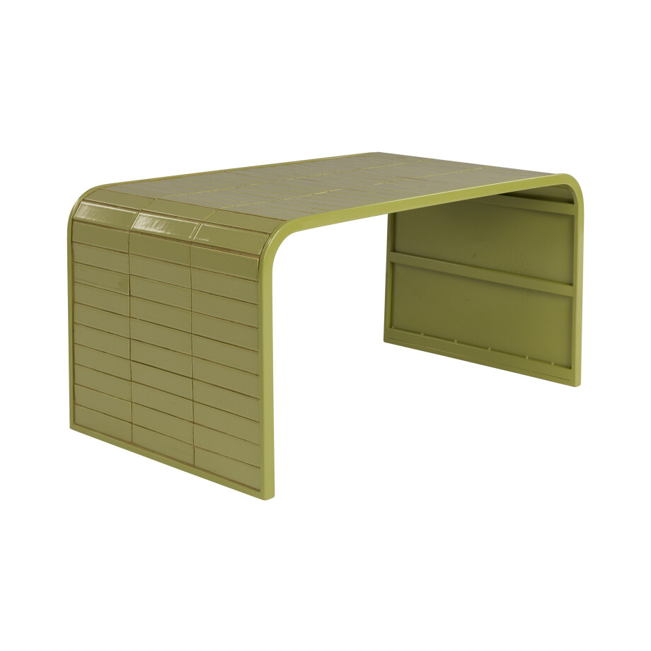 Zuiver Salontafel 'Tiles' 80 x 47cm, kleur Groen afbeelding 1