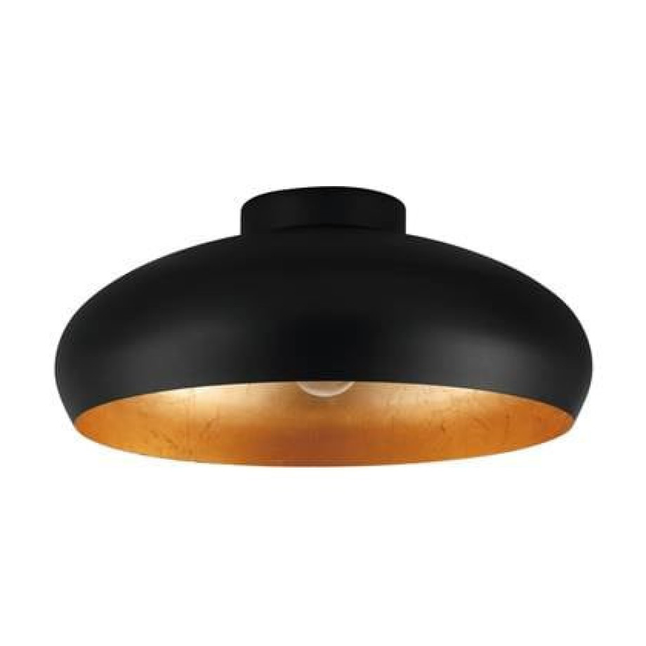 EGLO Mogano Plafondlamp Ã 40 cm - Zwart/Goud afbeelding 1
