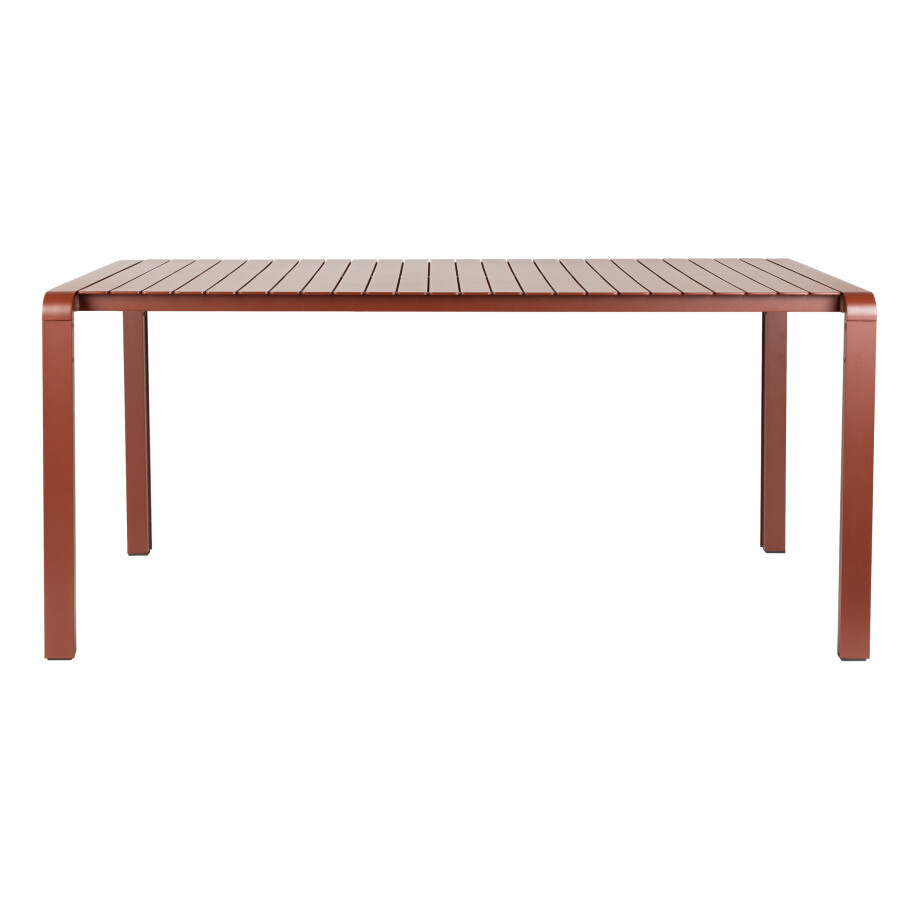 Zuiver Tuintafel 'Vondel' 168 x 87cm, kleur Rood afbeelding 1