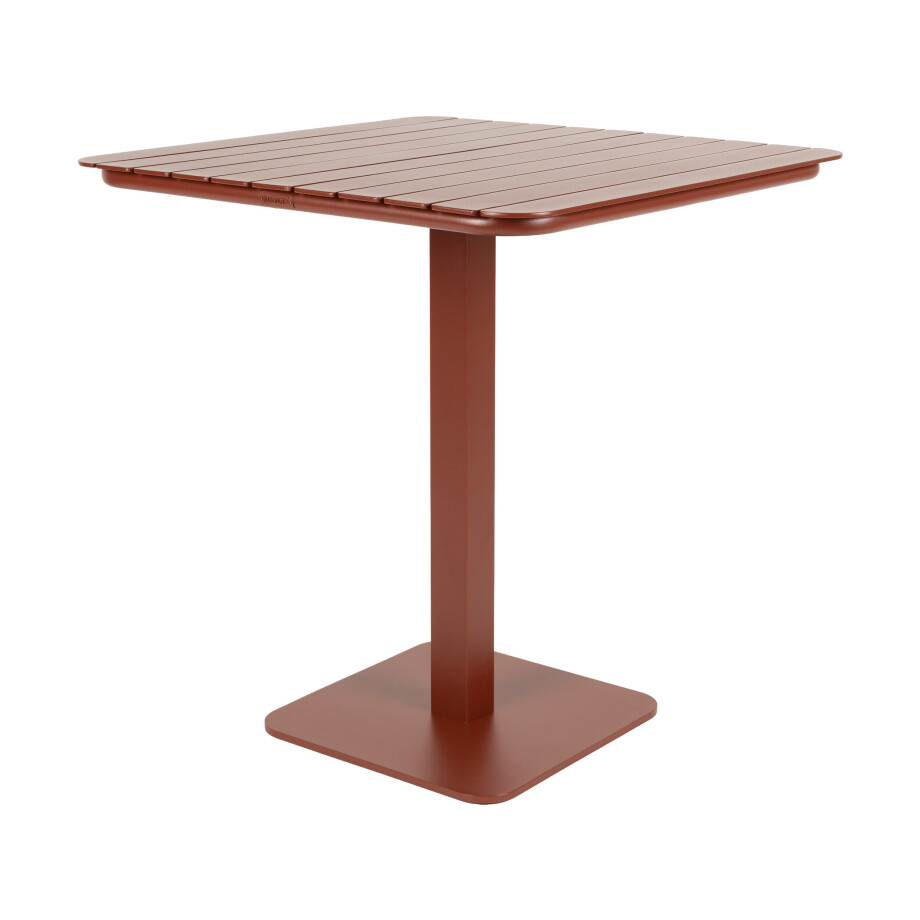 Zuiver Outdoor Bistrotafel 'Vondel' 71 x 71cm, kleur Rood afbeelding 1
