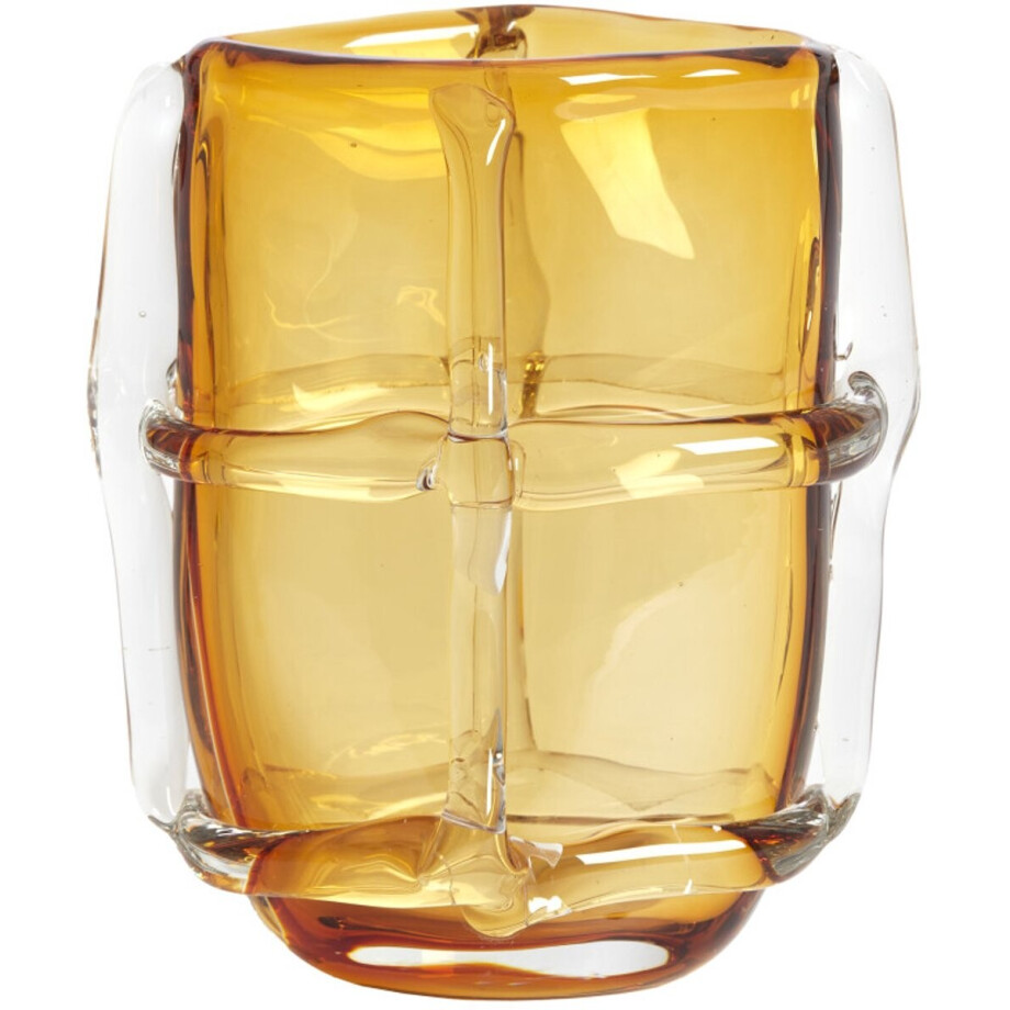 Light & Living - Vaas ASHORO - 19x14x22 cm - Oranje Light & Living - Vaas ASHORO - 19x14x22 cm - Oranje afbeelding 1