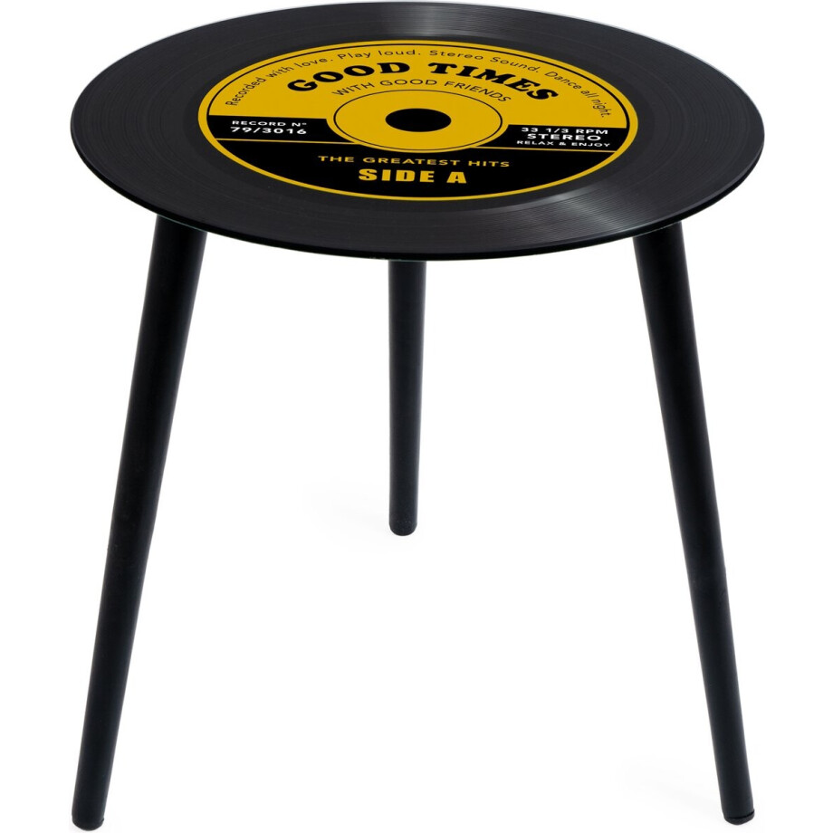 Balvi Greatest Hits Bijzettafel - Geel afbeelding 1