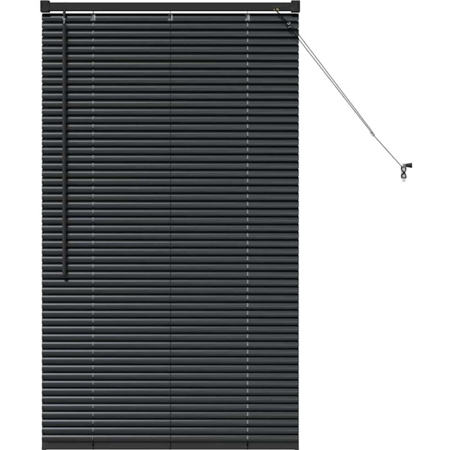 vidaXL - Venetiaanse - Jaloezieën - Zwart - 130 - x - 70 - cm - Aluminium vidaXL - Venetiaanse - Jaloezieën - Zwart - 130 - x - 70 - cm - Aluminium afbeelding 1