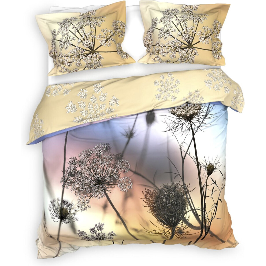 Heckettlane Faith Dekbedovertrek - Lits-jumeaux - Katoensatijn - 260x200-220cm - Multi Heckettlane Faith Dekbedovertrek - Lits-jumeaux - Katoensatijn - 260x200-220cm - Multi afbeelding 1