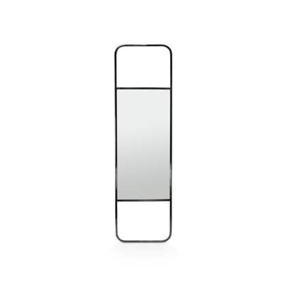 vtwonen Spiegel in frame - Zwart - 105cm afbeelding 1