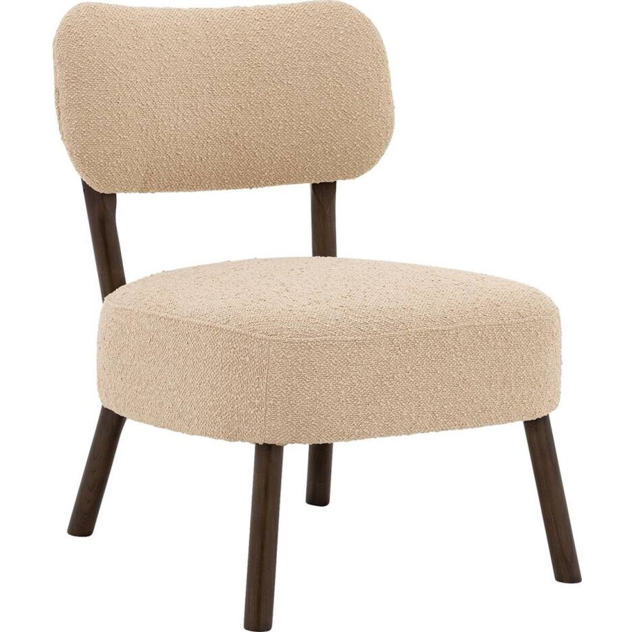 Goossens Fauteuil James - Stof - Beige afbeelding 1