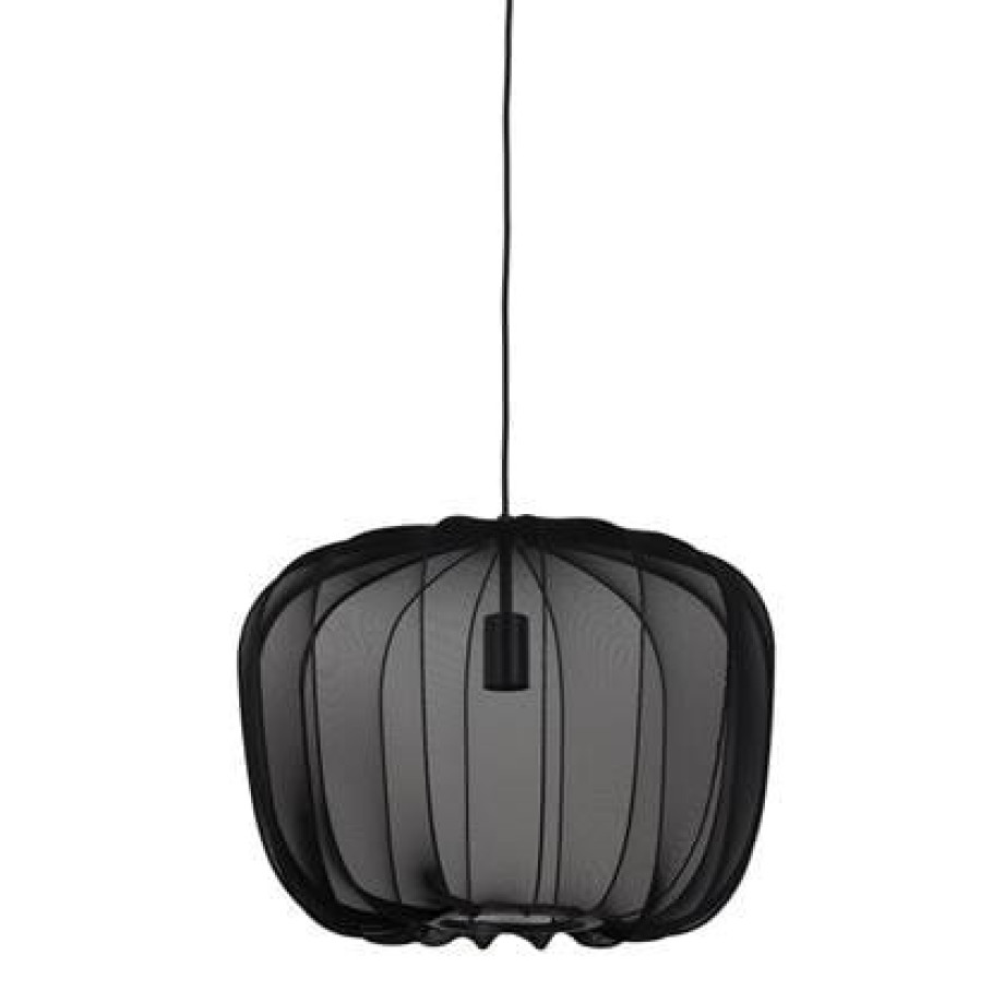 Light & Living - Hanglamp Plumeria - 50x50x37.5 - Zwart afbeelding 1