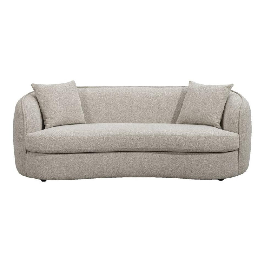 Leen Bakker - Bank Enzio 3,5-zits - Greige - Polyester - Beige#Grijs#Crème - 97x219x76 Cm Leen Bakker - Bank Enzio 3,5-zits - Greige - Polyester - Beige#Grijs#Crème - 97x219x76 Cm afbeelding 1