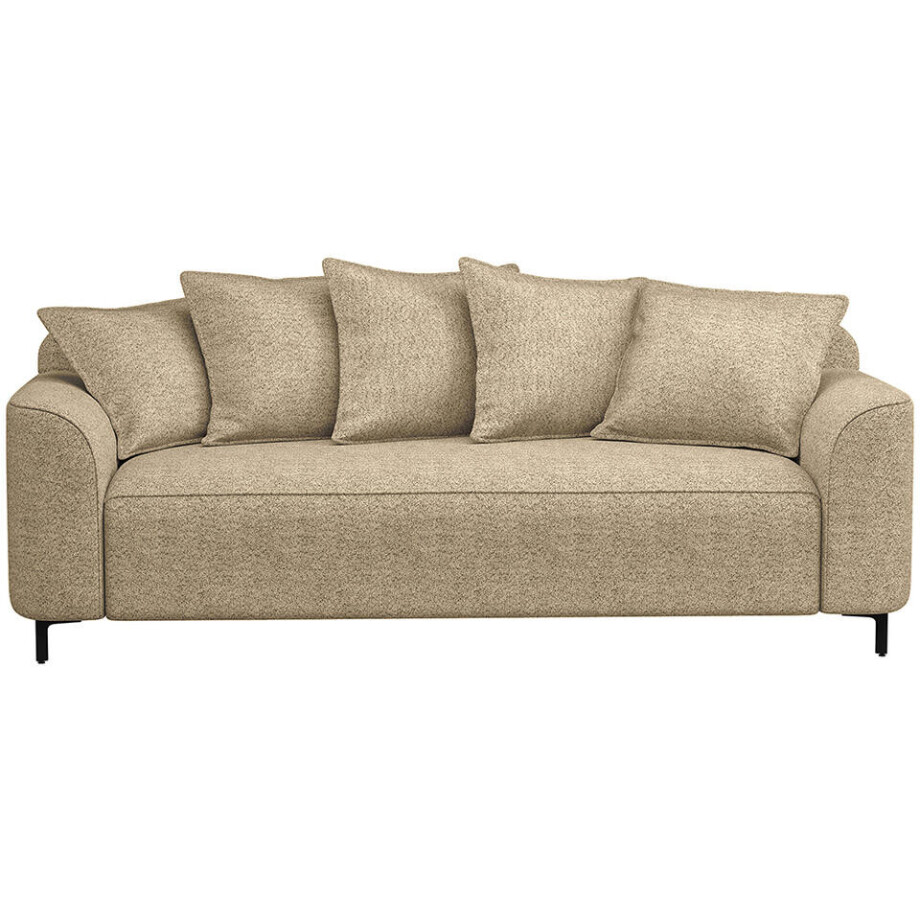 Leen Bakker - Bank Elsa 3-zits - Anthology - Stof - Taupe - 99x228x84 Cm Leen Bakker - Bank Elsa 3-zits - Anthology - Stof - Taupe - 99x228x84 Cm afbeelding 1