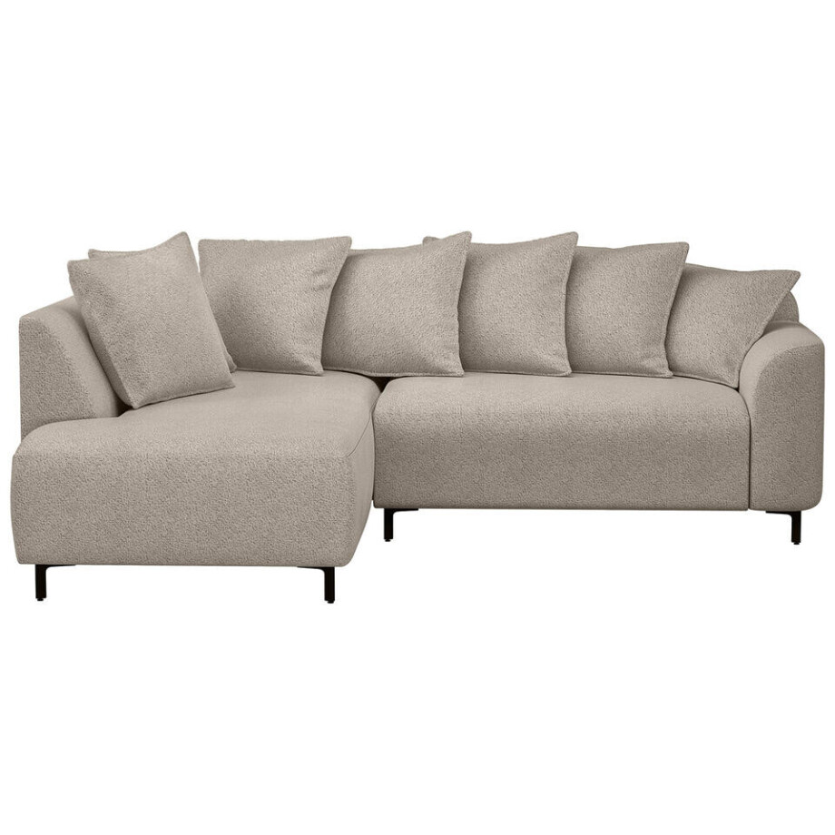 Hoekbank Elsa Links - Stof Anthology - Beige - 204x243x84 Cm afbeelding 