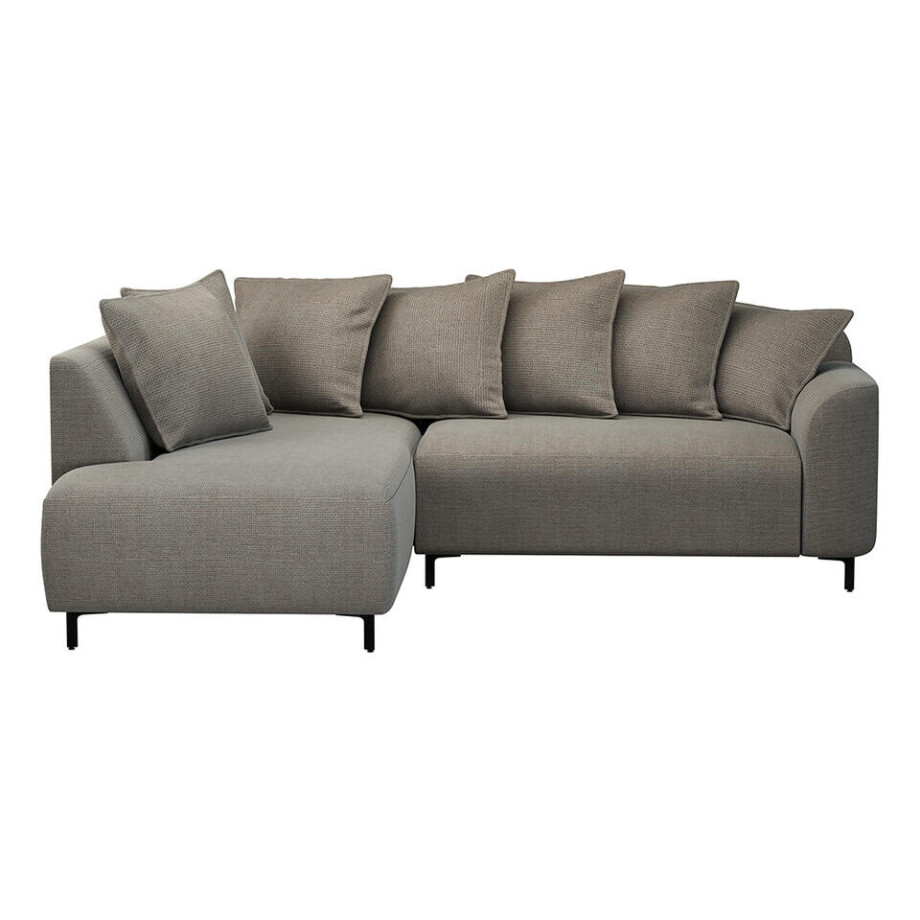 Hoekbank Elsa Links - Stof Eden - Taupe - 204x243x84 Cm afbeelding 