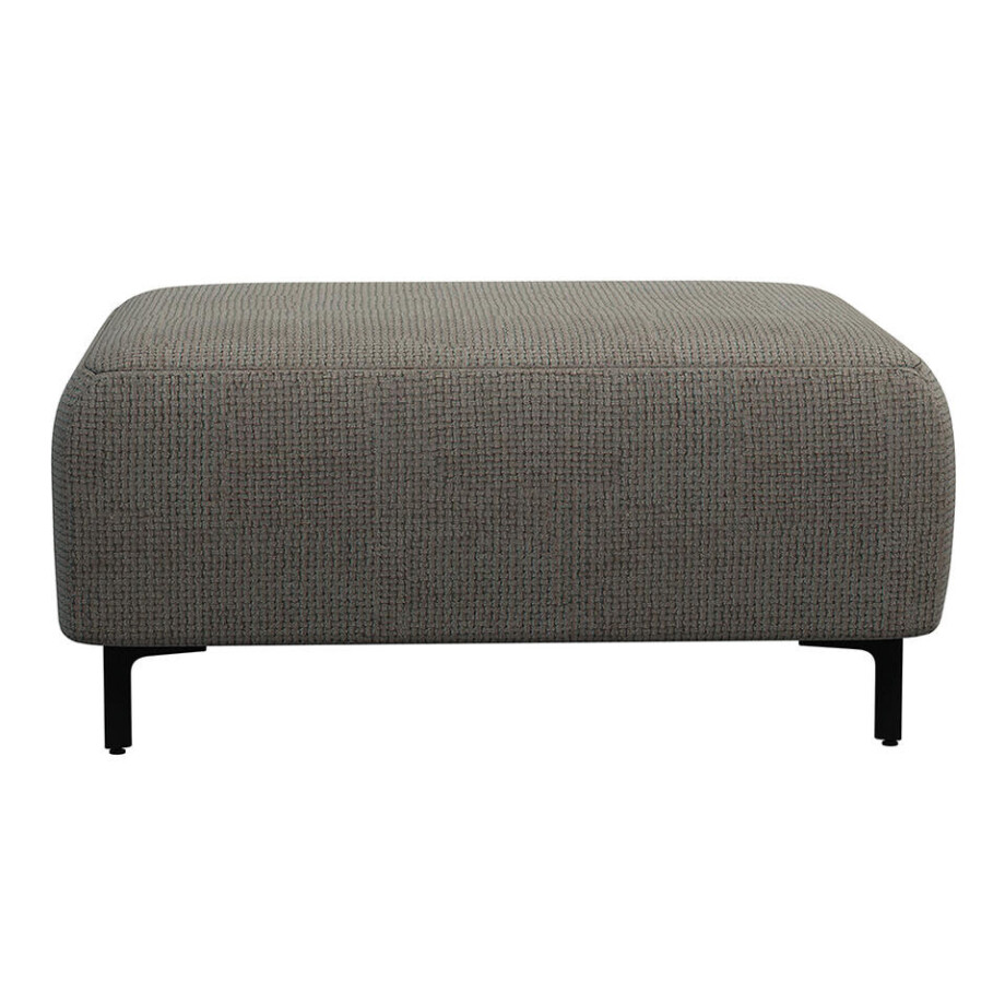 Leen Bakker - Hocker Elsa - Eden - Stof - Taupe - 77x99x45 Cm afbeelding 1