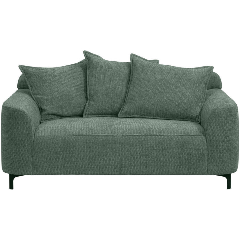 20% korting - Leen Bakker - Bank Elsa 2-zits - Eden - Vergrijsd - Stof - Groen - 99x168x84 Cm 20% korting - Leen Bakker - Bank Elsa 2-zits - Eden - Vergrijsd - Stof - Groen - 99x168x84 Cm afbeelding 1