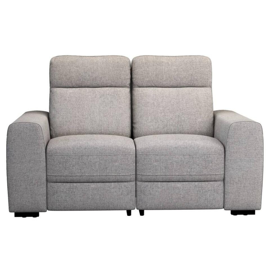 Leen Bakker - Bank James 2-zits - Belfast - Stof - Grijs - 95x160x100 Cm afbeelding 1