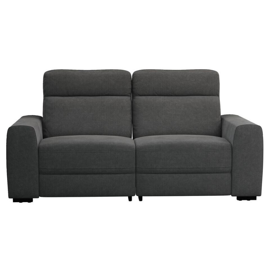 Leen Bakker - Bank James 3-zits - Supple - Antraciet - Stof - Grijs - 95x198x100 Cm afbeelding 1