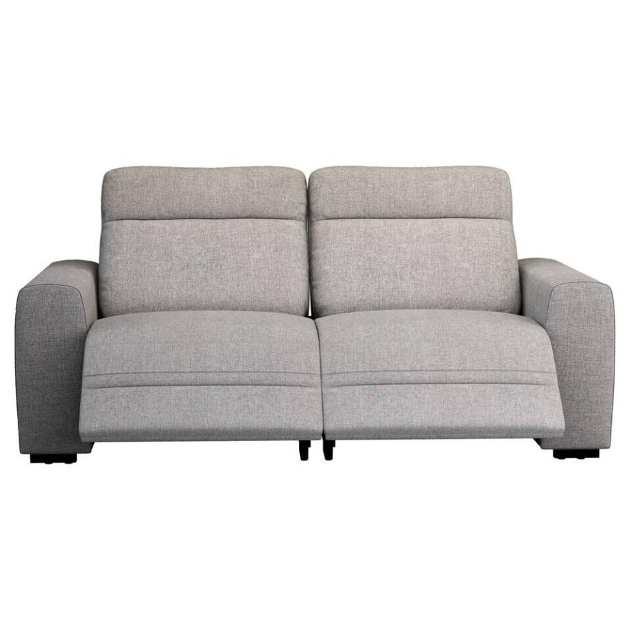 Leen Bakker - Bank James Elektrisch Verstelbaar 3-zits - Belfast - Stof - Grijs - 95x198x100 Cm Leen Bakker - Bank James Elektrisch Verstelbaar 3-zits - Belfast - Stof - Grijs - 95x198x100 Cm afbeelding 1